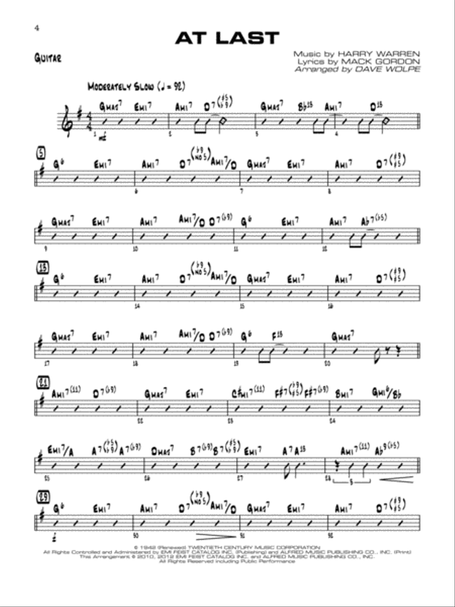 Singin' with the Jazz Combo Jazz Ensemble scores gallery preview page 3
