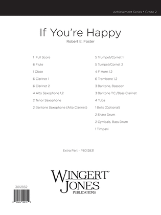 If You're Happy - Full Score