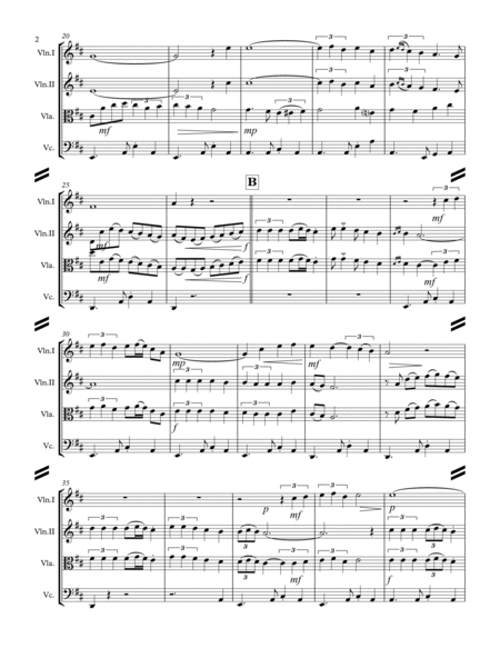 La Paloma (for String Quartet) image number null
