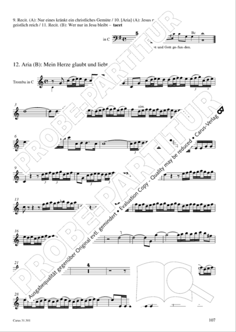 Bach for Brass 1: Cantatas I Voice scores gallery preview page 116