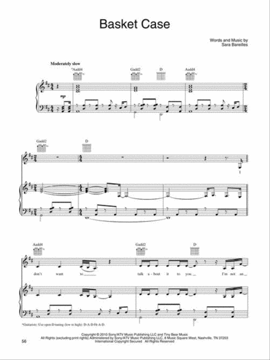 Sara Bareilles – Kaleidoscope Heart Piano, Vocal, Guitar scores gallery preview page 7