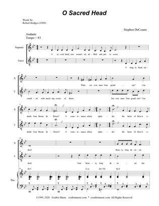 O Sacred Head (Duet for Soprano and Tenor Solo)