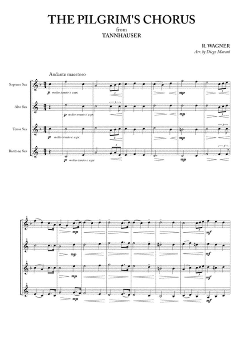 The Pilgrim's Chorus for Saxophone Quartet image number null