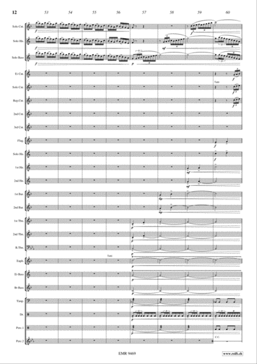 Three Stars In The Sky Brass Trio scores gallery preview page 12
