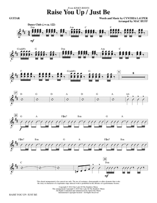 Raise You Up/Just Be (from Kinky Boots) (arr. Mac Huff) - Guitar