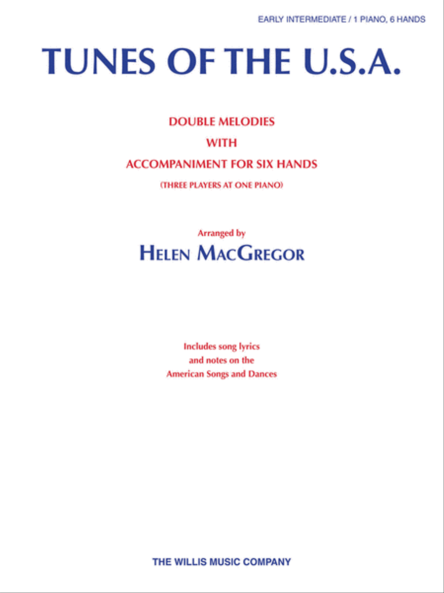 Tunes of the U.S.A. Piano scores gallery preview page 1