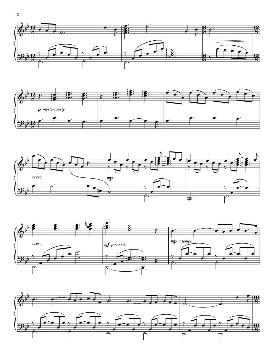 Memory (from Cats) Piano Solo scores gallery preview page 2