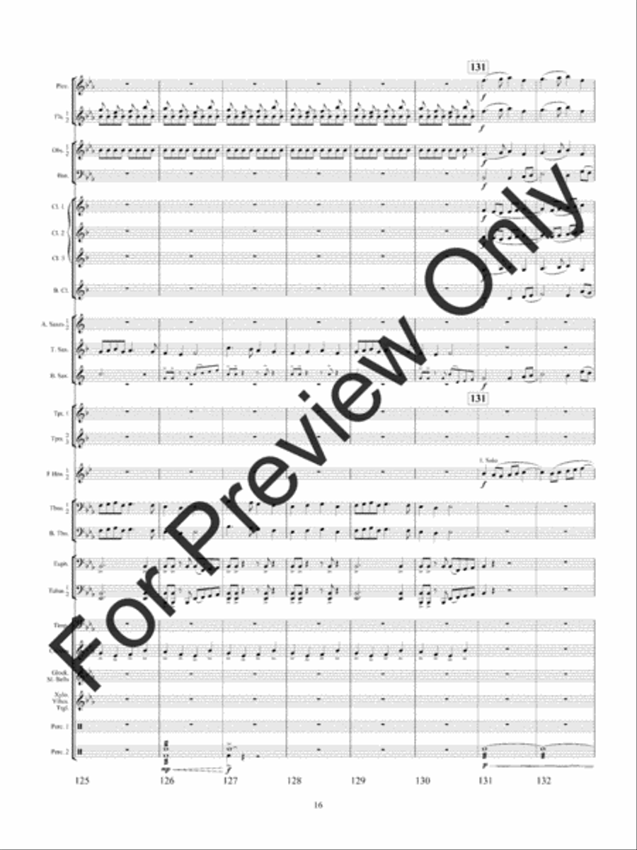 Winterfest (Score) Concert Band scores gallery preview page 19