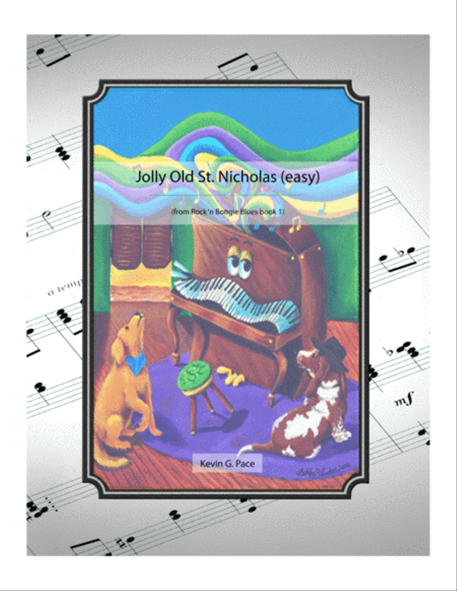 Jolly Old St. Nicholas Boogie - easy piano solo Easy Piano scores gallery preview page 1