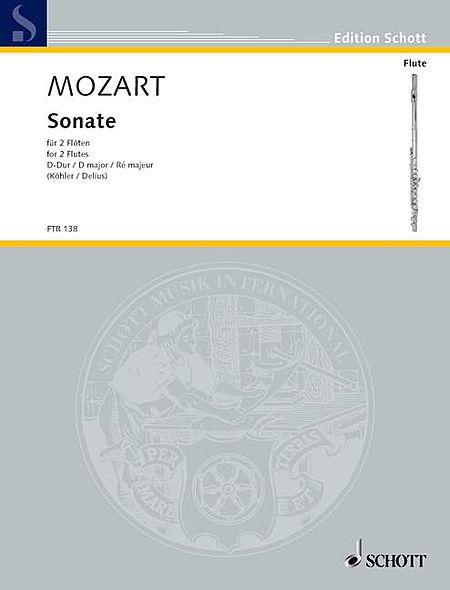 Sonata in D Major, K. 300h/374d/189a (Flute)