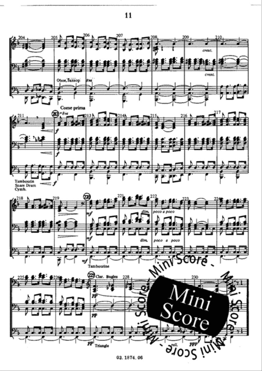 Tapas de Cocina Concert Band scores gallery preview page 15