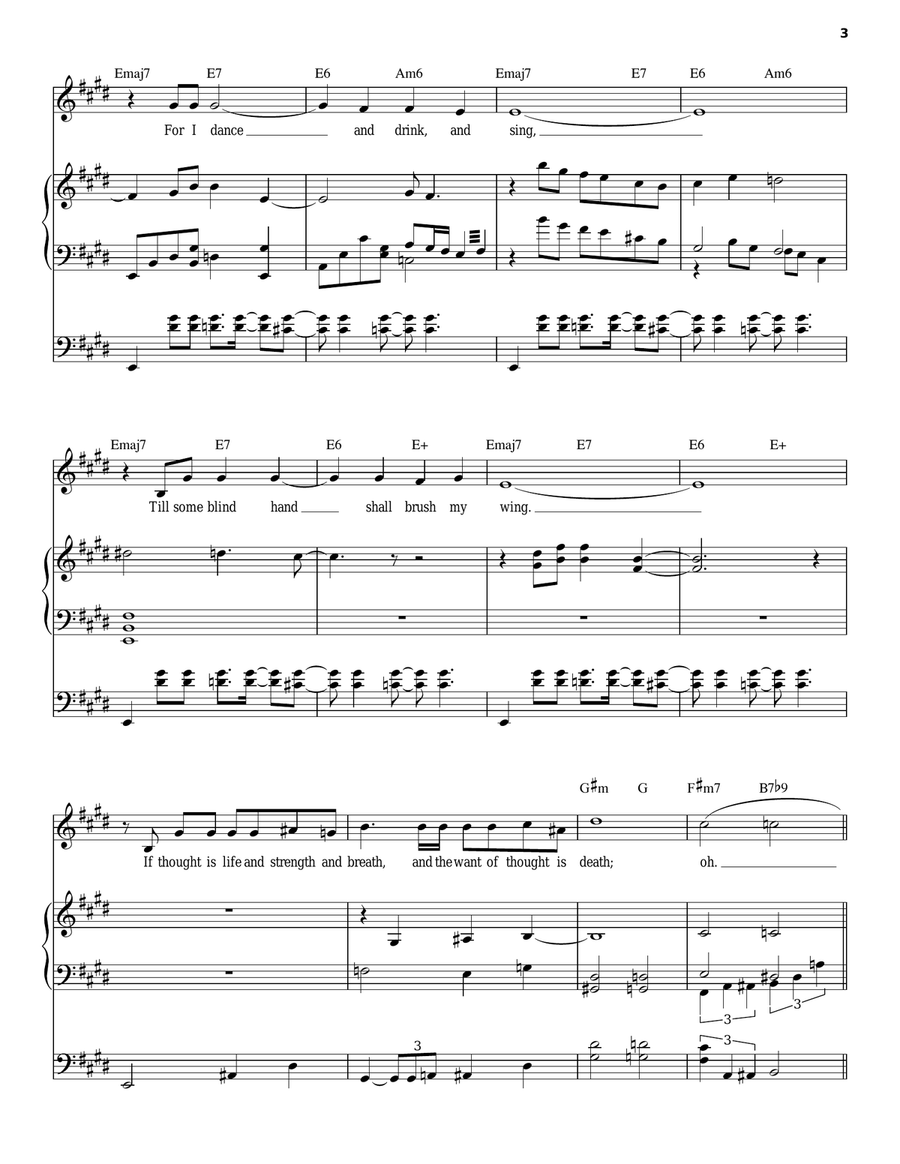 Little Fly Piano, Vocal scores gallery preview page 3