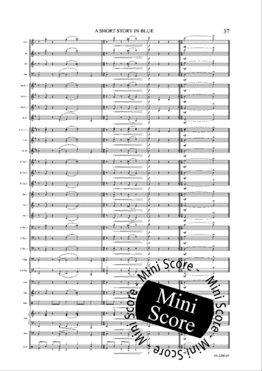 A Short Story in Blue A Short Story in Blue Concert Band scores gallery preview page 43