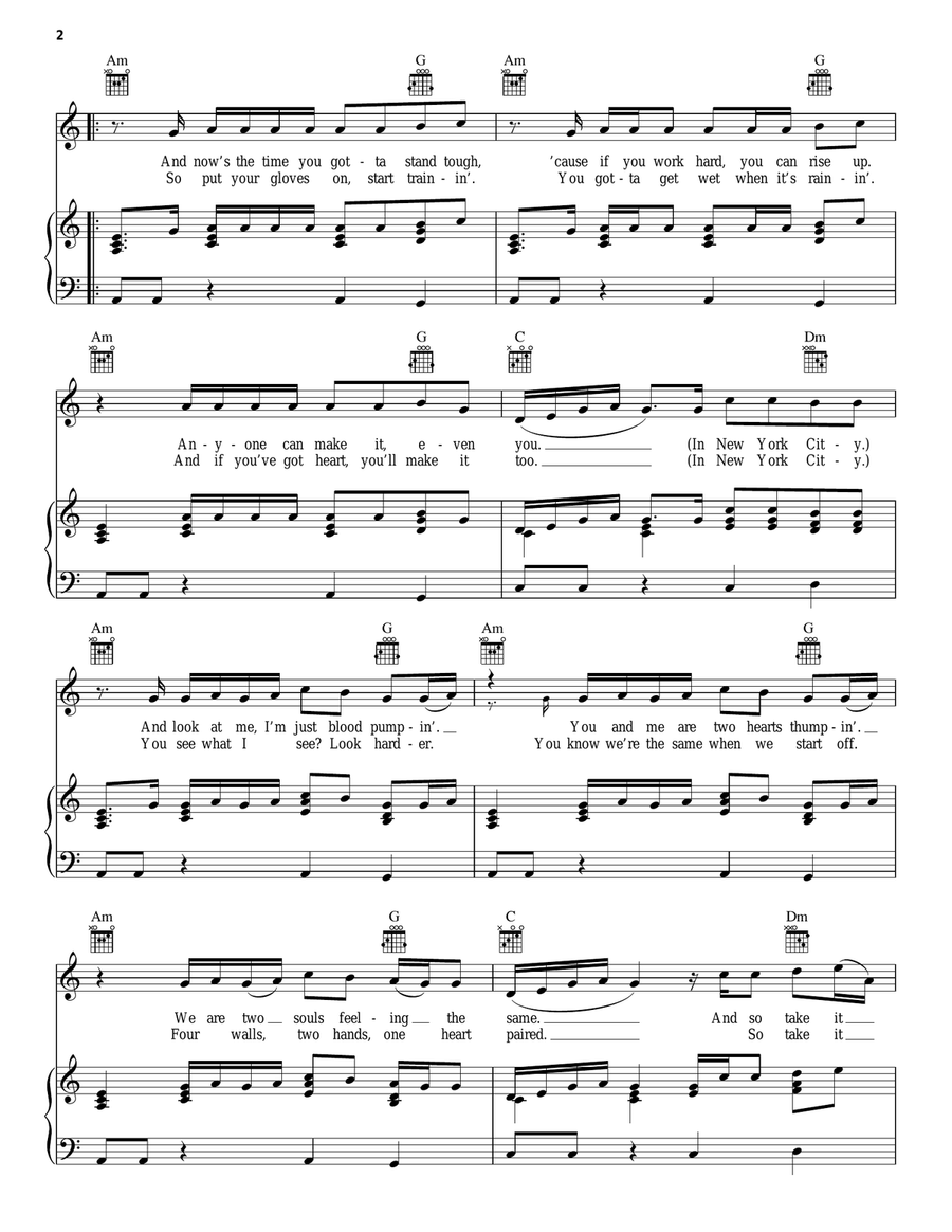 The City's Yours Guitar scores gallery preview page 2