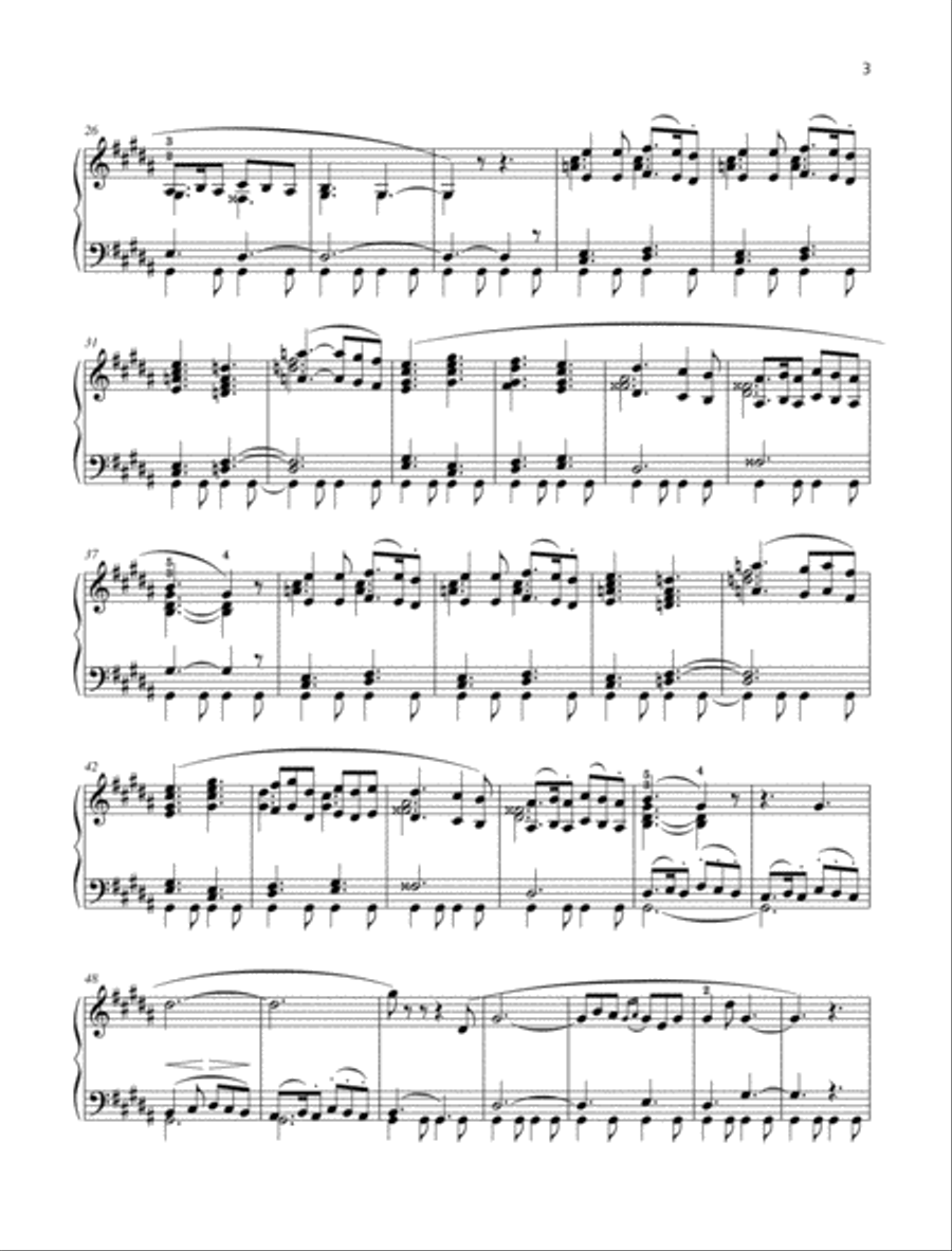 The old Castle Piano Solo scores gallery preview page 2
