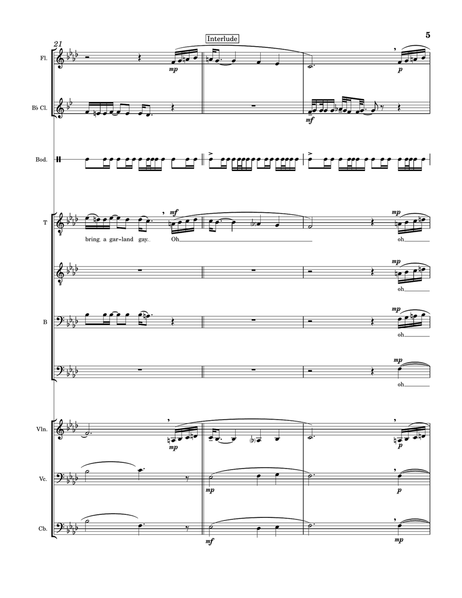 The Mummers' Dance The Mummers' Dance Small Ensemble scores gallery preview page 5