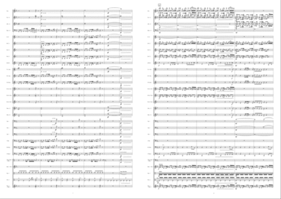 Two Tribes Two Tribes Concert Band scores gallery preview page 5