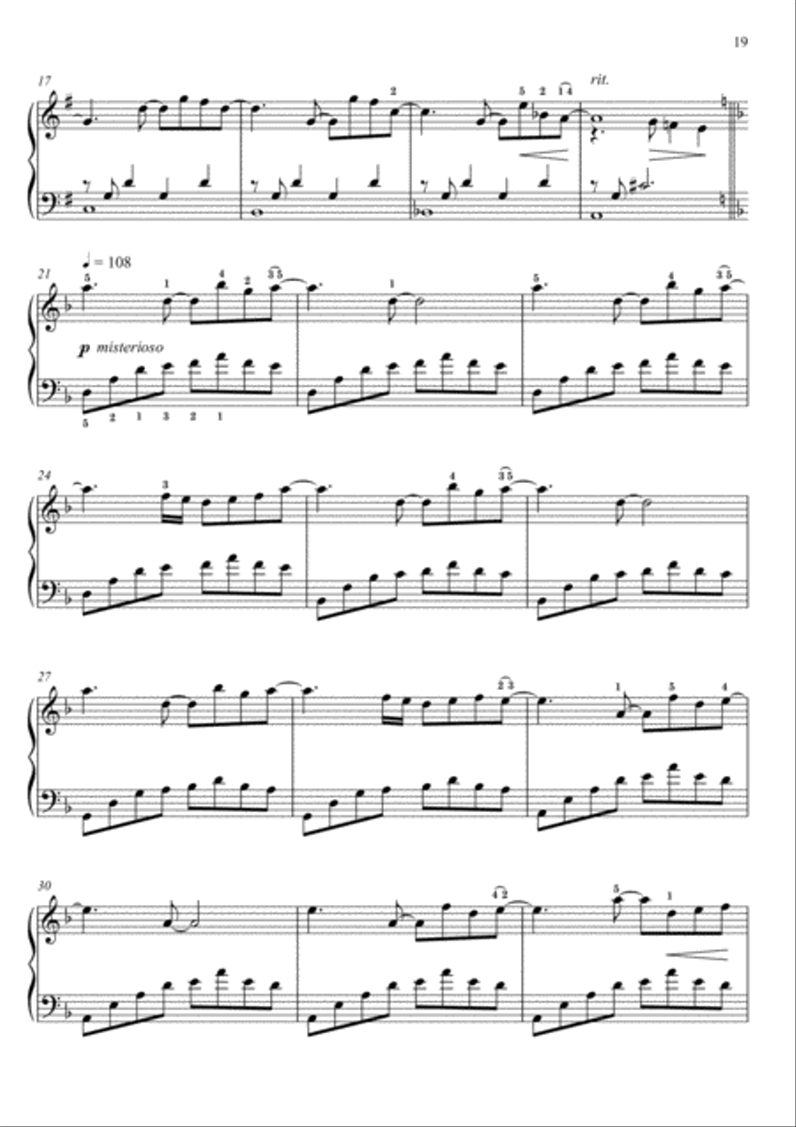 Love Conquers All Piano Solo scores gallery preview page 2