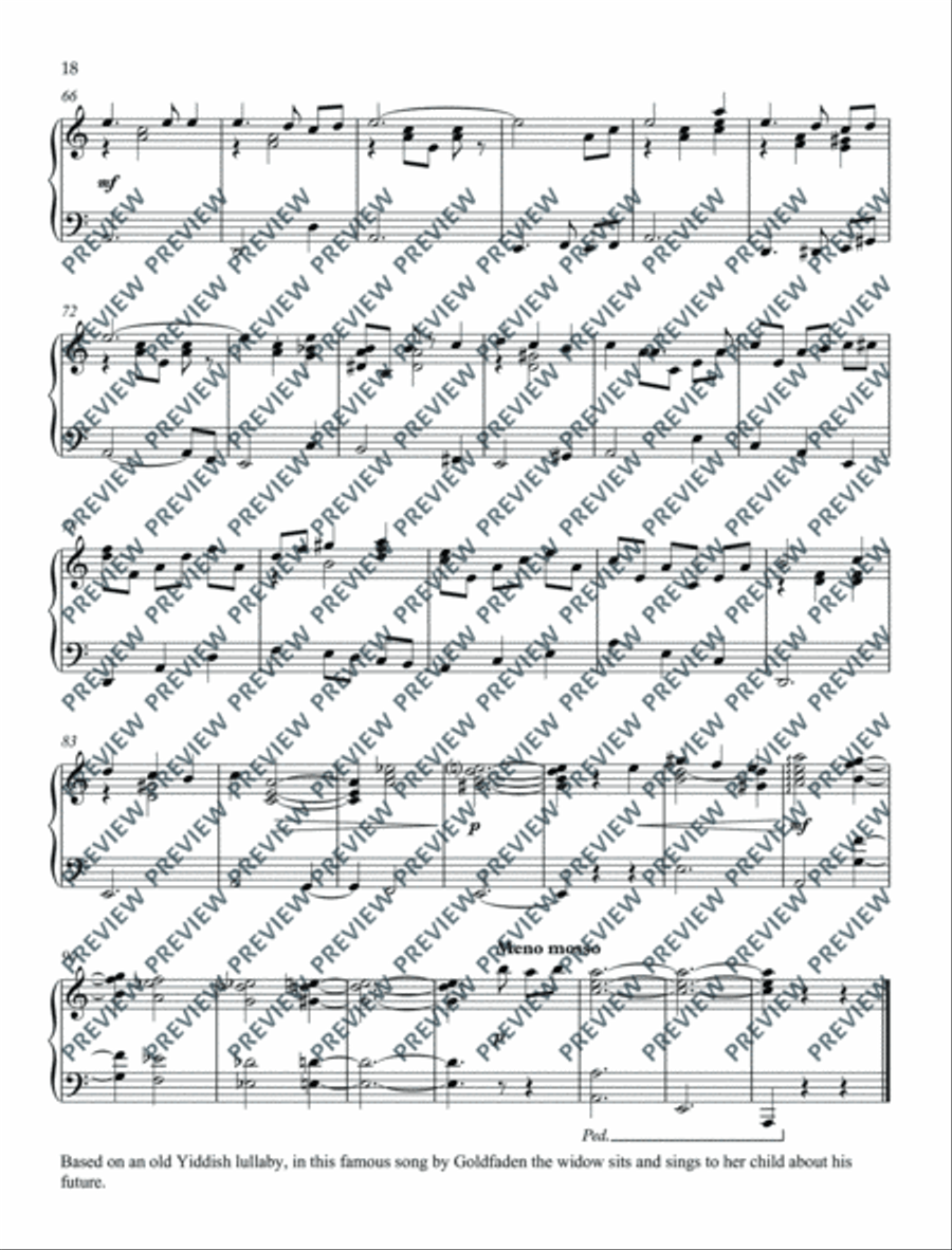 Klezmer Piano Collection Piano Solo scores gallery preview page 19