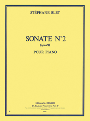 Book cover for Sonate No. 2 Op. 9