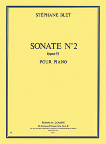 Sonate No. 2 Op. 9