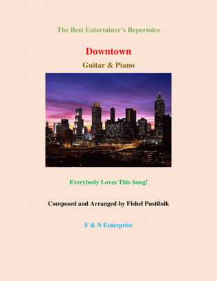 "Downtown" for Guitar and Piano-Video