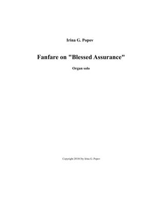 Book cover for Fanfare on "Blessed Assurance"