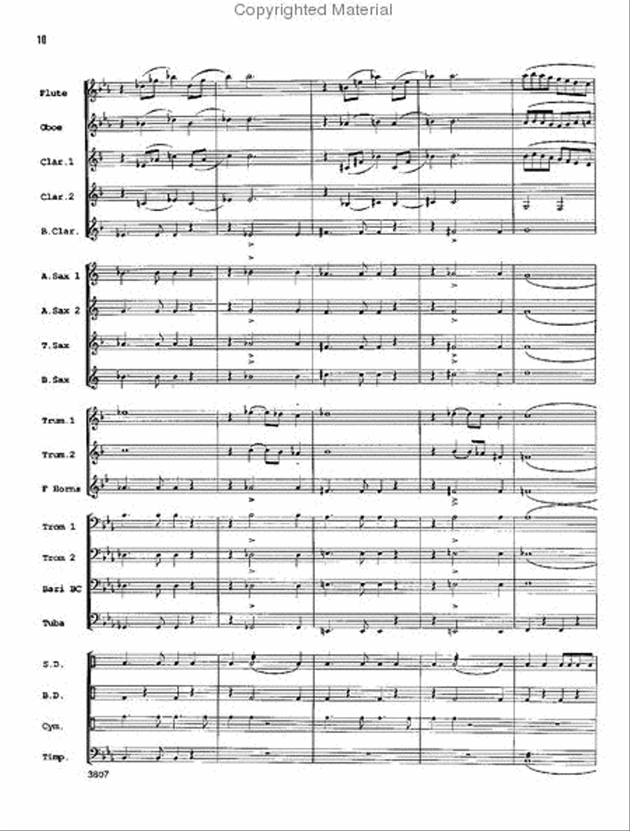 Amarado Amarado Concert Band scores gallery preview page 9