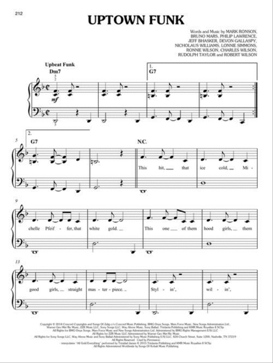 First 50 Piano Bar Songs You Should Play Easy Piano scores gallery preview page 6