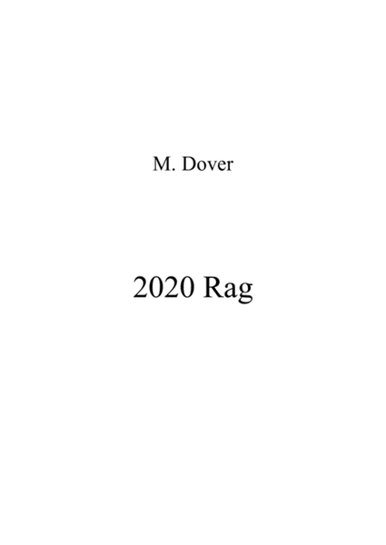 2020 Rag (Twenty Twenty Rag) - Piano Duet image number null