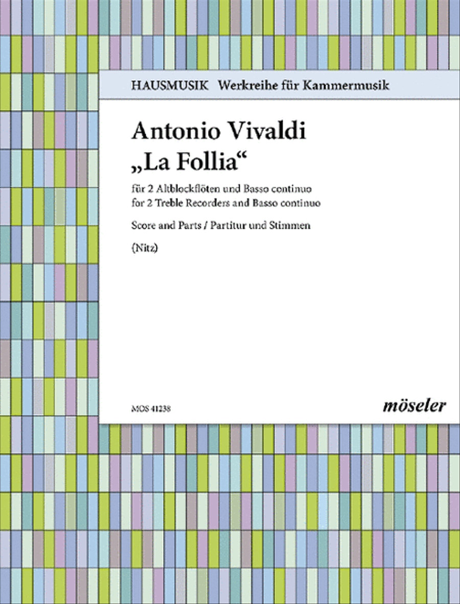 Book cover for La Follia