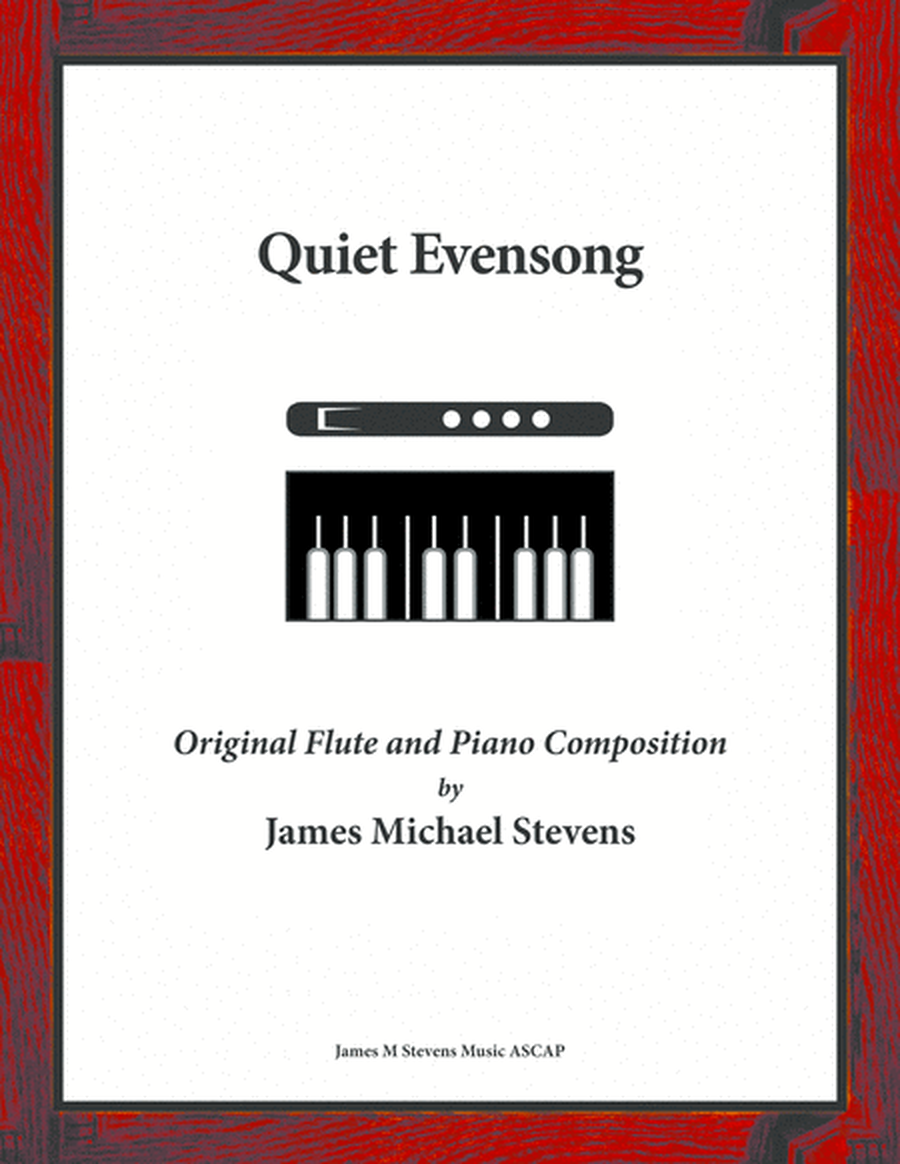 Quiet Evensong - Flute & Piano image number null