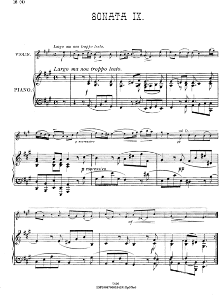 Sonata, Op.5, No. 9