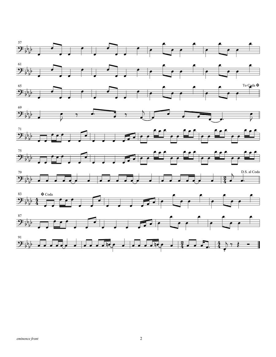 Eminence Front Large Ensemble scores gallery preview page 4
