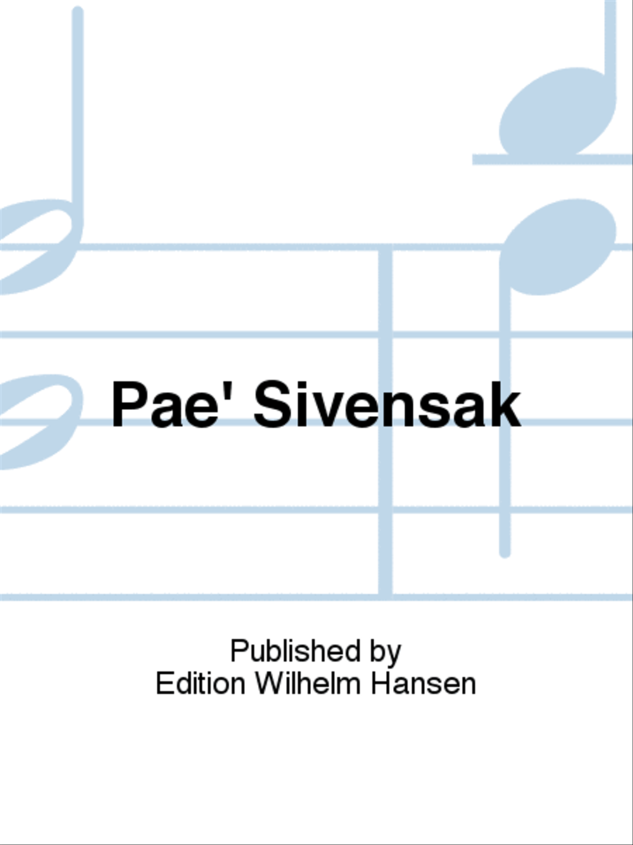 Pae' Sivensak Choir scores gallery preview page 1