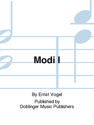 Book cover for Modi I
