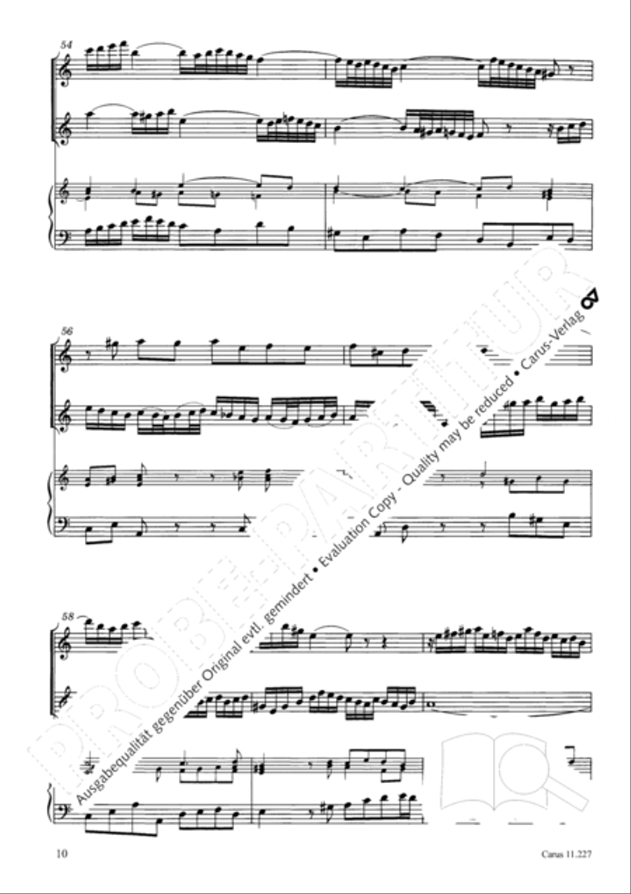 Concerto a tre in C Concerto a tre in C Recorder scores gallery preview page 11