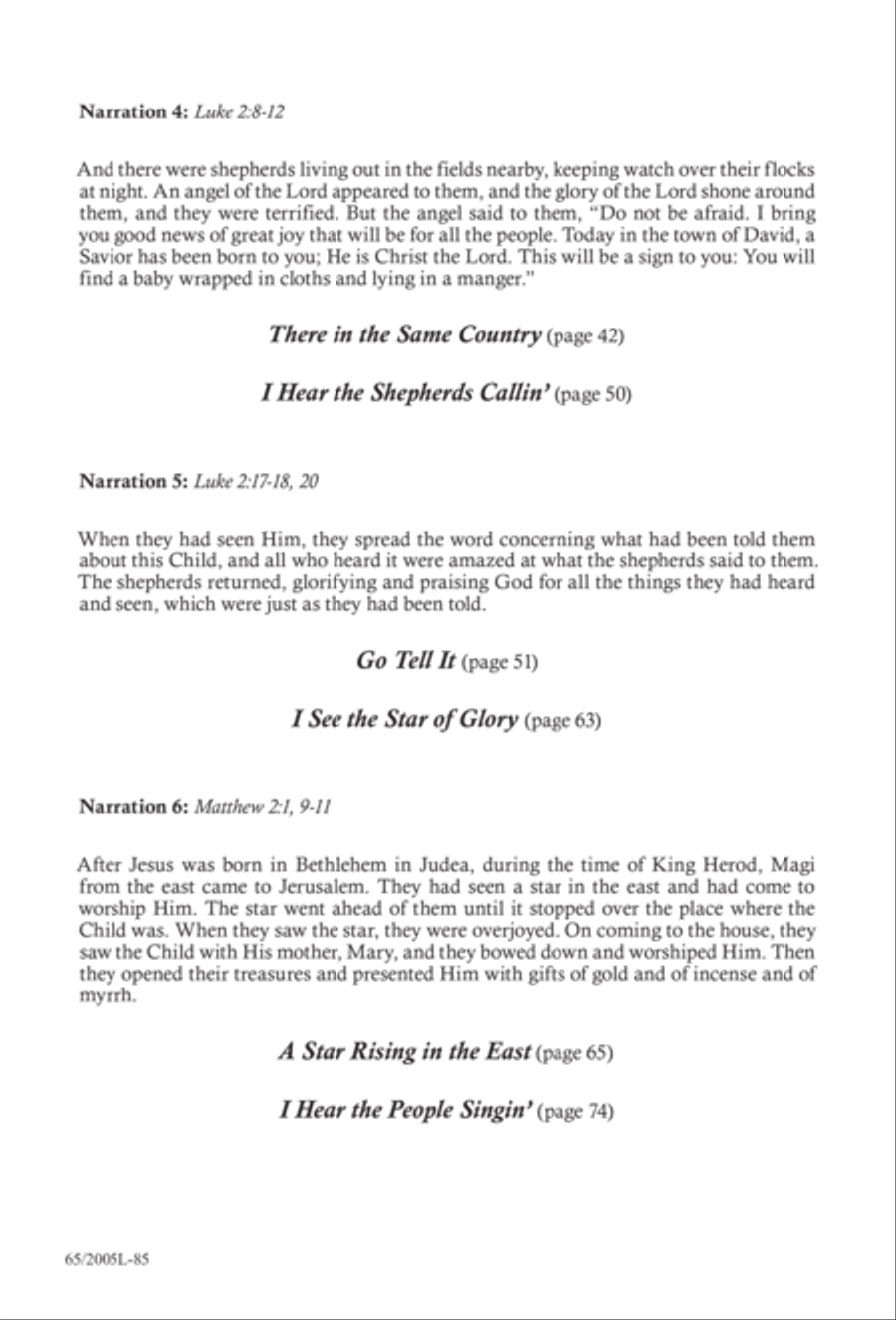 I Hear the Prophet Callin' 4-Part scores gallery preview page 86