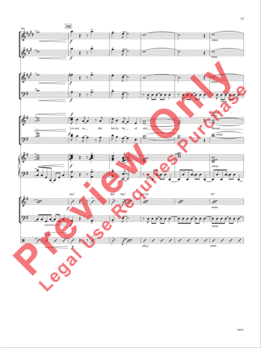 Lullaby of Broadway (and Forty-Second Street) Choir scores gallery preview page 16