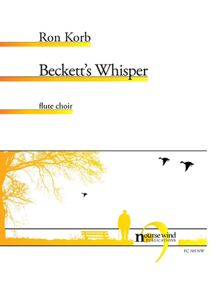 Book cover for Beckett's Whisper for Flute Choir