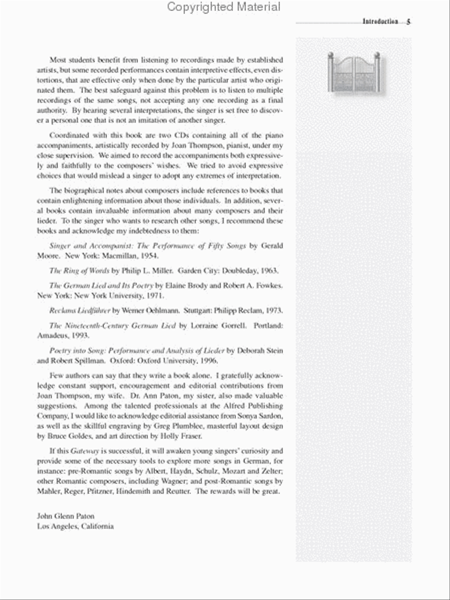 Gateway to German Lieder Gateway to German Lieder Voice Solo scores gallery preview page 3