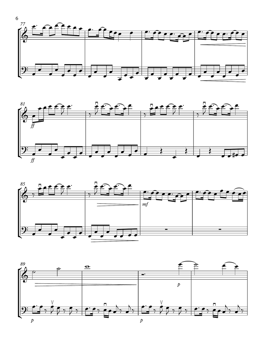 Rather Be String Duet scores gallery preview page 6