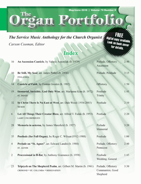 Organ Portfolio May/Jun 2016 - Magazine Issue