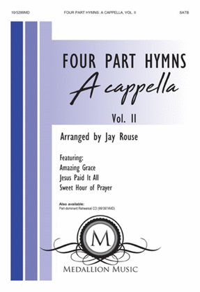 Book cover for Four-part Hymns: A Cappella, Vol. II