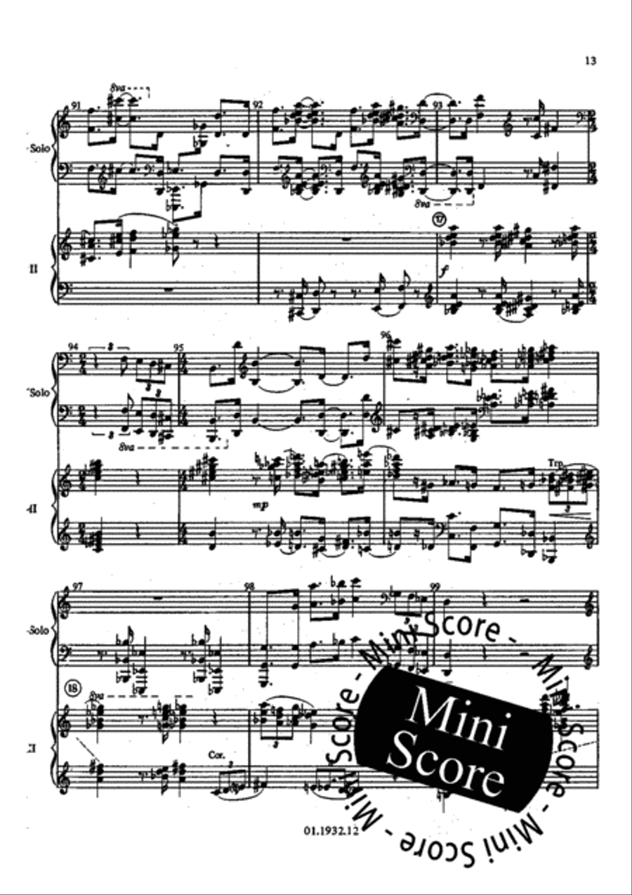 Concert Variations Concert Band scores gallery preview page 15