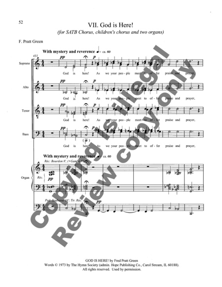 Psalm-Cantata (Choral Score) image number null