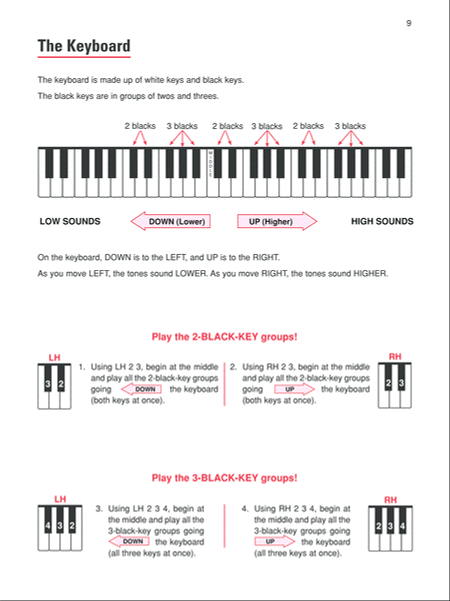 Alfred's Self-Teaching Adult Piano Course Piano Method scores gallery preview page 9