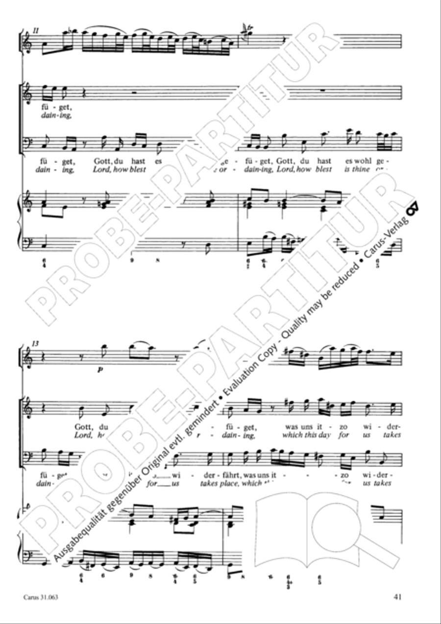 Christians, etch this blessed day (Christen, atzet diesen Tag) 4-Part scores gallery preview page 42