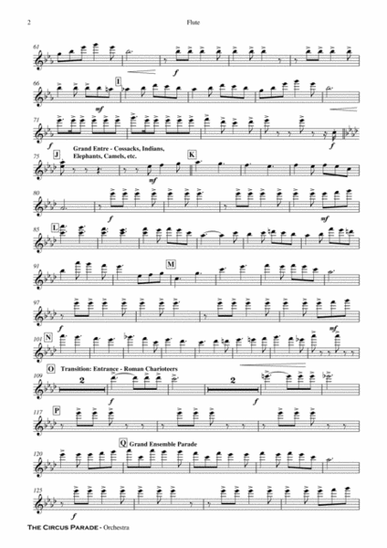 The Circus Parade - E.T. Paull Orchestra Score and Parts PDF image number null