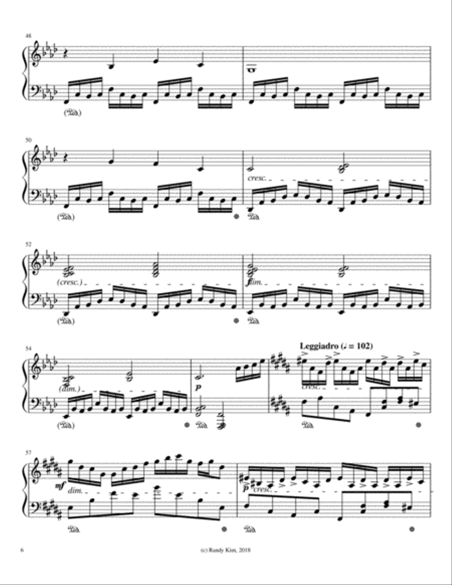 Apex of Aspiration, Op. 20 Piano Solo scores gallery preview page 6